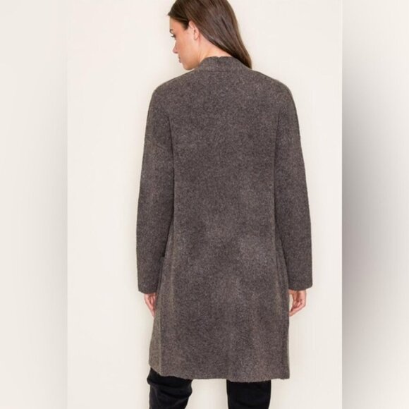 Brown Cardigan Sweater cardigan duster sweater soft NWOT - Picture 3 of 3